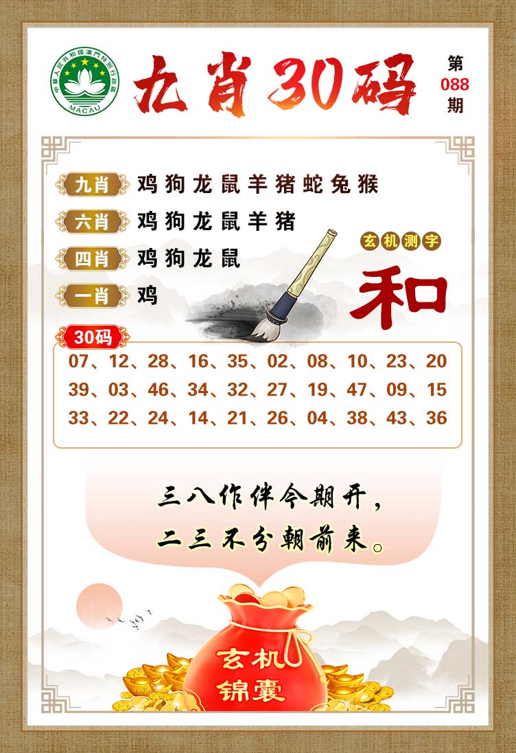 088期九肖30码[图]